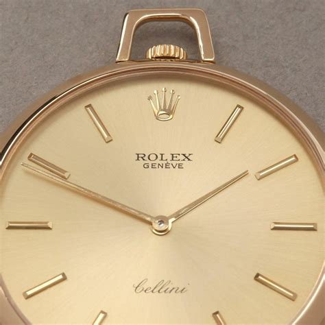 Rolex Cellini Pocket Watch 3717 Unisex Yellow Gold Calibre